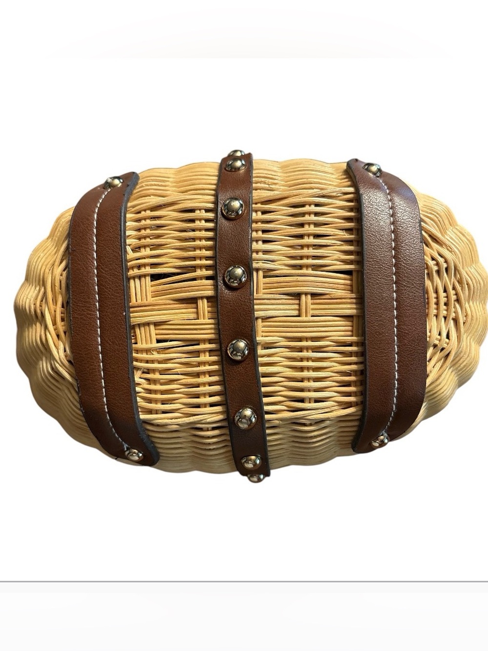 Women’s C&C California Ratten Basket Bag - Picture 4 of 7